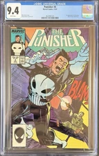 The Punisher #4 CGC 9.4 WHITE PAGES! 1ST MICROCHIP! 🔥🔑