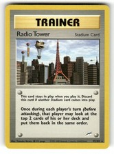 Radio Tower 95/105 Neo Destiny Pokemon Unlimited LP Yousuke Hirata, CR CG gangs