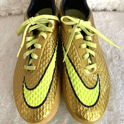Nike Hypervenom Neymar Gold Soccer Cleats Size 25.5cm US 7.5 EU 40.5