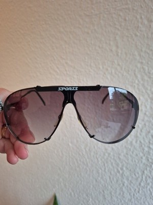 Vintage 80er Sonnenbrille Herren # Aviator Sports