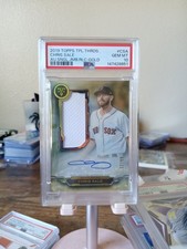 2019 Topps Triple Threads - Autograph Single Jumbo Relics Chris Sale /25