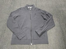 VTG Nike Hoodie Youth Extra Large Black Full Zip Fleece Swoosh Logo Sweatshirt
