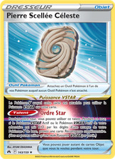 Carte Pokémon Pierre Scellée Céleste 143/159 Holographique Zénith Suprême