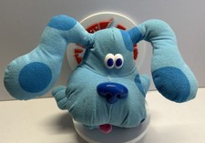 BLUE'S CLUES BLUE PLUSH 10" VINTAGE STUFFED ANIMAL NICK JR VIACOM EDEN 1997 TYCO