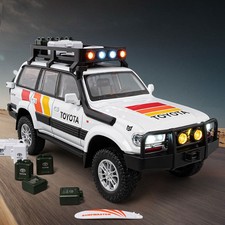 1:24 Toyota Land Cruiser 80 LC80 1/24 Diecast Model Car Toy Collection Gift AE