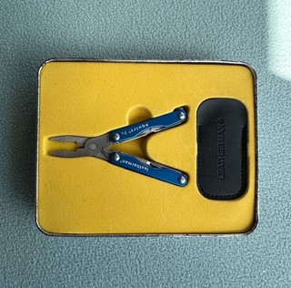Leatherman Squirt P4 Blue 9 Tool Keychain Multi Tool Stainless Steel
