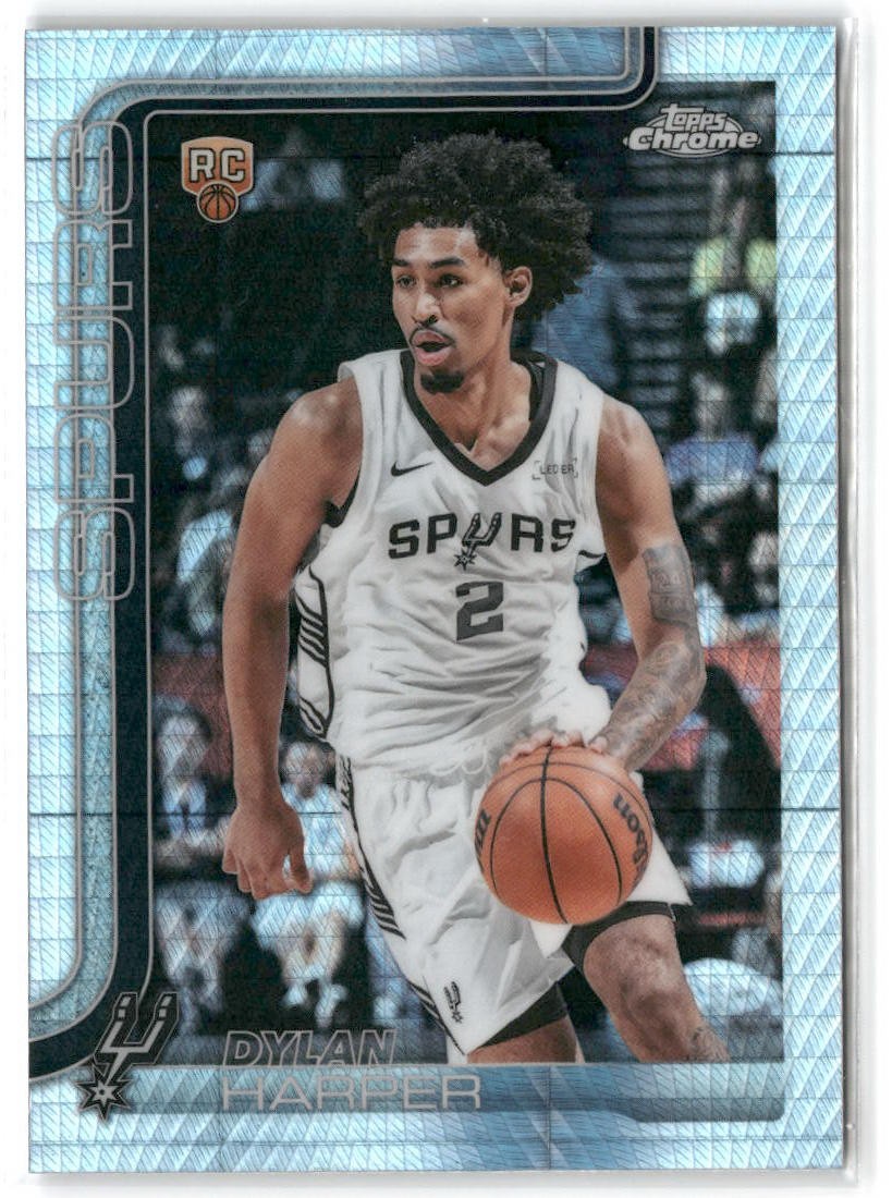 2025 Topps 2025-26 Topps Chrome #252 Dylan Harper Refractor
