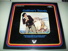 GULLIVER'S TRAVELS Laserdisc LD VERY GOOD CONDITION RARE ANIMATION VESTRON VIDEO