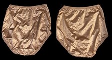 Lot of 2 Vanity Fair Undershapers High Waisted Shiny Satin Panties S/5 NWT