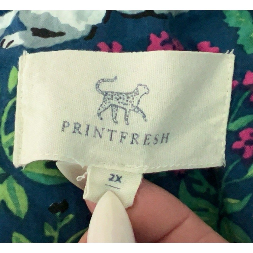 Printfresh Lightweight Flannel Long PJ Set in Mus… - image 3