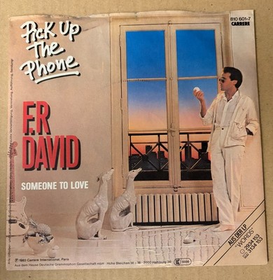 Schallplatte F.R. David - Pick Up The Phone