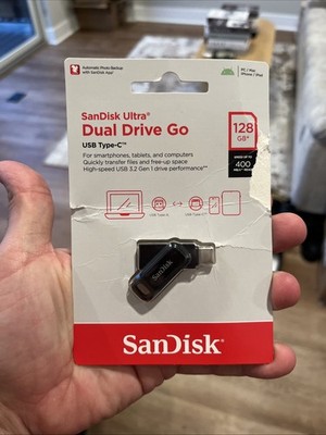 SanDisk Ultra Dual Drive Go 128GB USB Type-C Flash Drive (SDDDC3-128G-A46)