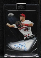 2021 Topps Chrome Black Chrome Black Auto Paul Goldschmidt #CBA-PG Auto 15ep