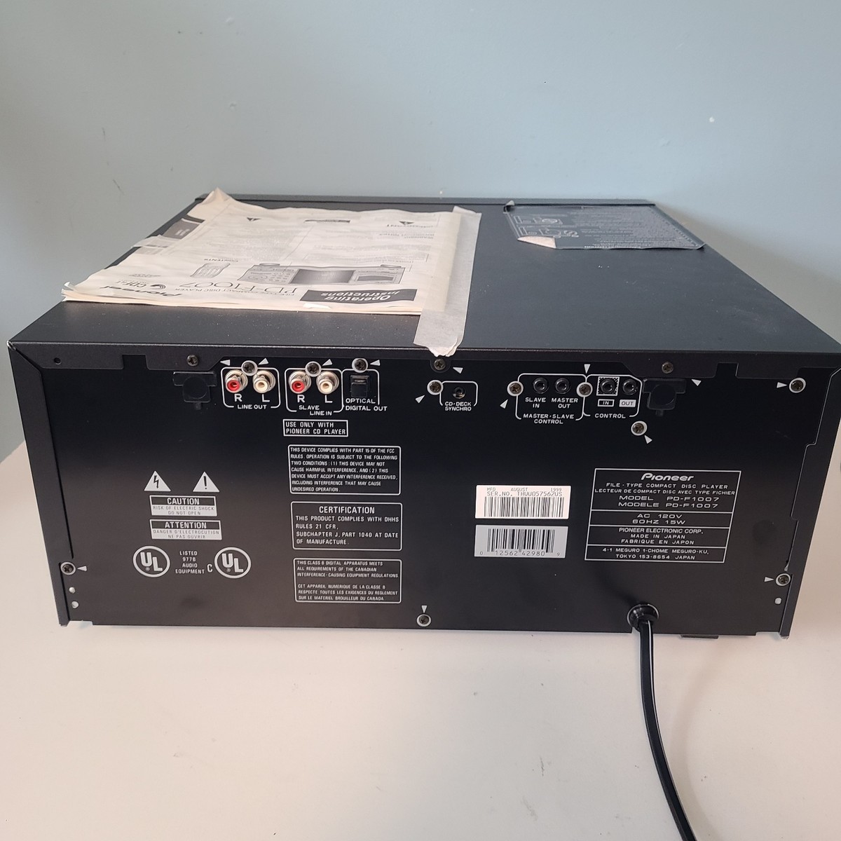 Pioneer PD-F1007 CD Changer for sale online | eBay
