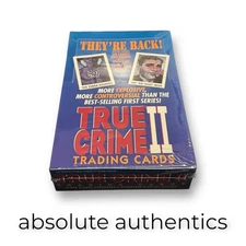 1992 Eclipse True Crime Series 2 Factory Sealed Wax Box Case Fresh They're Back!