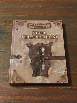 Spell Compedium, Dungeons & Dragons 3.0/3.5, WotC, Hardcover