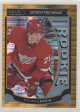 2015 O-Pee-Chee Platinum Marquee Rookies Seismic Gold 8/50 Dylan Larkin #M45 lb9