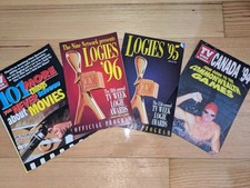 various vintage 90s Womans Day tv week Logies Magazine news booklet collection