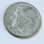 1969-D ROOSEVELT DIME AU ABOUT UNCIECULATED DETAILS #7037