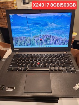 Lenovo ThinkPad x240 i7-4600U 2.1 GHz 8GB Ram 500GB SSD Win 11 Pro     (C)