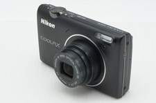 Nikon COOLPIX S5100 fotocamera digitale compatta nera testata funzionante Giappone