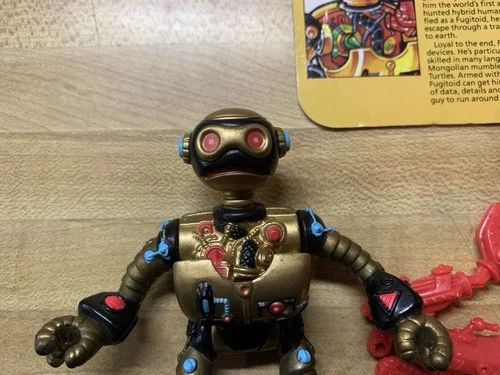 Vintage TMNT 1990 Fugitoid Action Figure Ninja Turtles