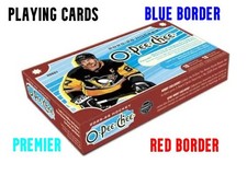 2025-26 O-Pee-Chee OPC Playing Cards Premier Blue & Red Border Pick to Complete