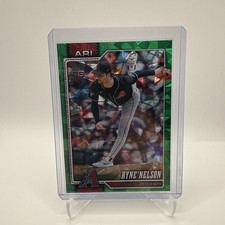 2026 Topps Series 1 Ryne Nelson #114 Green Diamanté Foil /99 - Diamondbacks