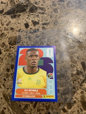 2026 Panini FIFA World Cup Yaya Sithole  Blue Parallel Sticker RSA15  