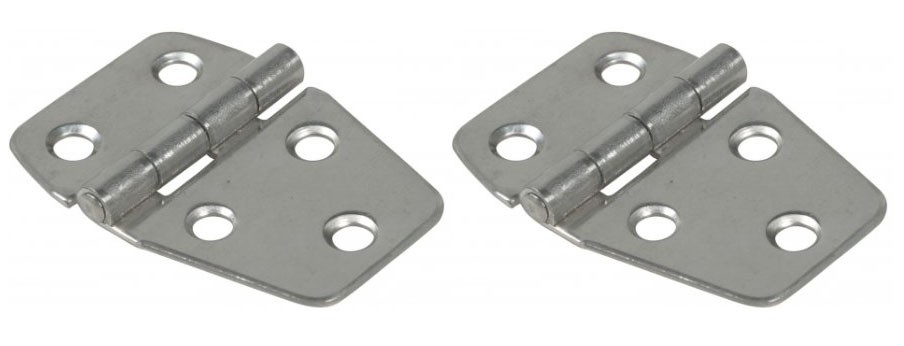 Hinge 40x55mm stainless steel - 1pair - 2pcs