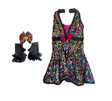 A Wish Come True 19240 Breakin Dishes Dance Costume Leotard Dress CHILD MEDIUM