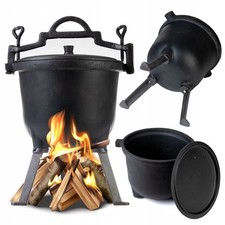 Caldaia in ghisa 8L forno ungherese falò cucina campeggio