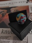 CLASSIC SUPERMAN Signed 3/4" Contemporary Peltier Handmade Marble by Carl Fisher — photo 3