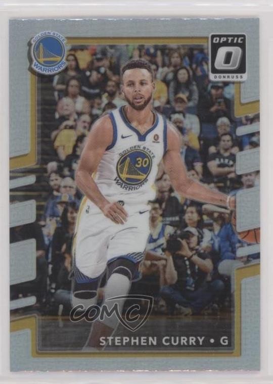 2017-18 Panini Donruss Optic Holo Prizm Stephen Curry #46 gp1