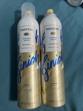 Lot Of 2 Pantene Pro V Strong Hold Hair Spray Controls Fizz Level 4 7.0oz