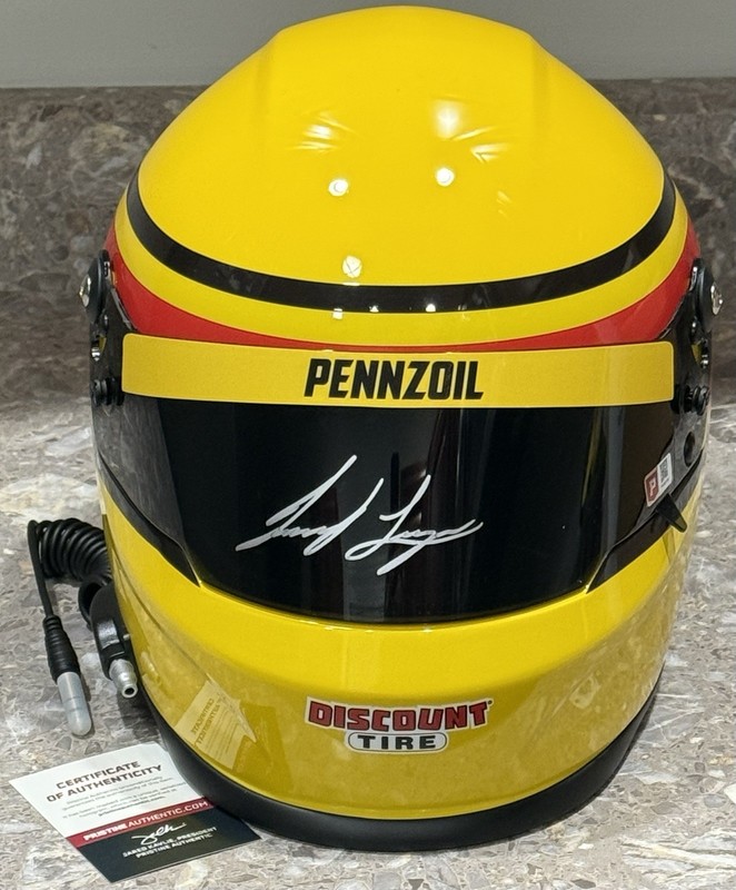 Joey Logano Signed NASCAR Full-Size Pennzoil 3X Cup Champion Helmet (PA)