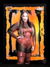 Nia Jax 2025 Topps Chrome WWE Cactus Jack FESTIVAL FURY ORANGE /25 SP #FVF-35
