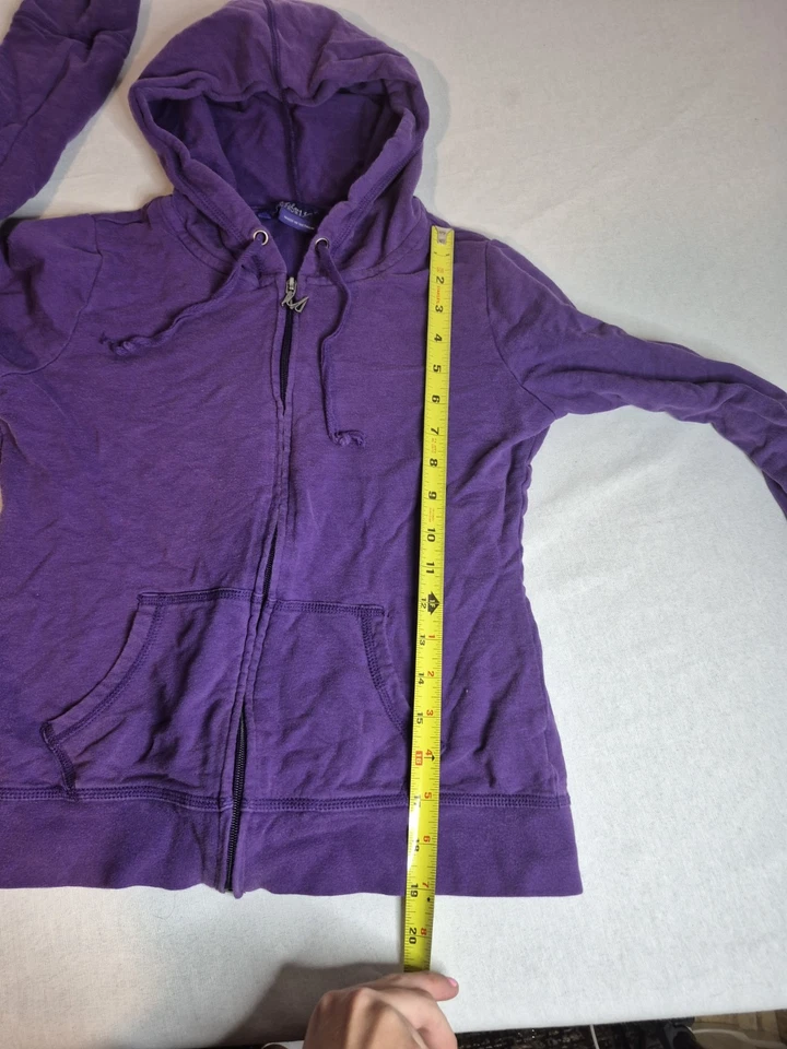 Miley Cyrus Purple Zip Up Jacket Size Large Y2k Juniors Fashion Casual - Image 4 of 4