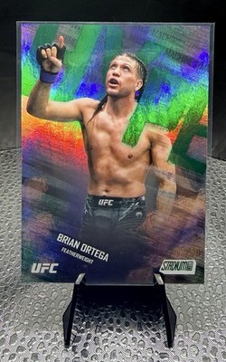2025 Topps Stadium Club UFC Brian Ortega Hype Machines HM-19 SSP Case Hit /50