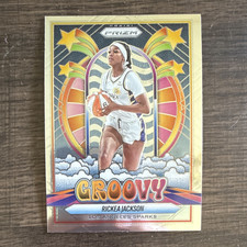 Panini 2025 Prizm WNBA Groovy Insert Rickea Jackson #6 Los Angeles Sparks