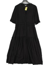 Fat Face Shirt Midi Dress UK16 in Black