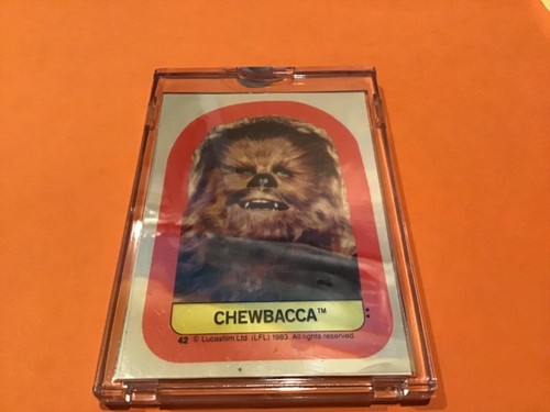 1983 STAR WARS Return of the Jedi rotj series 2 #42 CHEWBACCA proof 1/1 card.