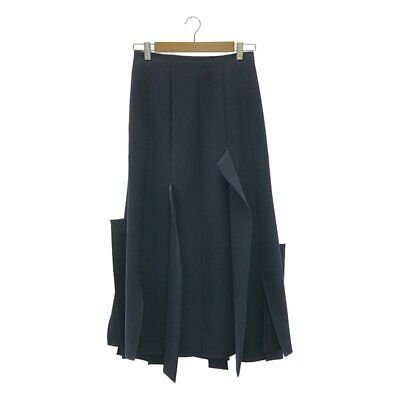 ENFOLD 2023SS Random Panel Slit Skirt 38 Navy Women Used ENFOLD 2023SS Random Panel Slit Skirt 38 Navy Women Used