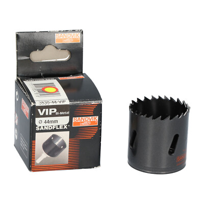 Sandvik 3830-44-VIP  Industrial Pack Bi-Metal Hole Saw 44Mm New NFP