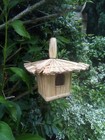 Garden Bird House Straw  Birdhouse Ornament  Hand Made in Bali Indonesia