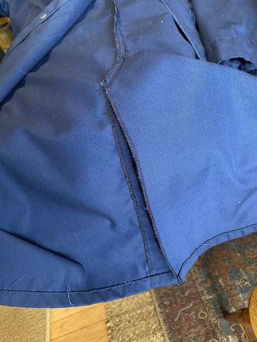 Abrigo de laboratorio vintage Sears Work Leisure Duster azul talla mediana - Imagen 17 de 17