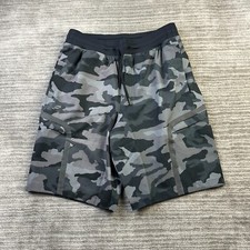 Under Armour Shorts Mens Medium Green Camouflage Gym Training Elite Cargo