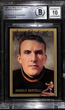 Angelo Bertelli 1991 Heisman Collection 1 #9 Signed Card Auto Grade 10 BECKETT Angelo Bertelli 1991 Heisman Collection 1 #9 Signed Card Auto Grade 10 BECKETT