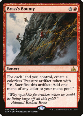 MTG Brass's Bounty  - Rivals of Ixalan #094
