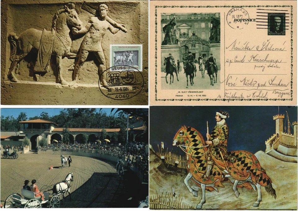 CABALLOS CABALLO ANIMAL 1000 POSTALES MODERNAS (L3481) Foto 4 de 4